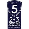 2 + 3 godine garancije uz online prijavu