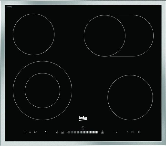 BEKO HIC64503TX steklokeramična kuhalna plošča