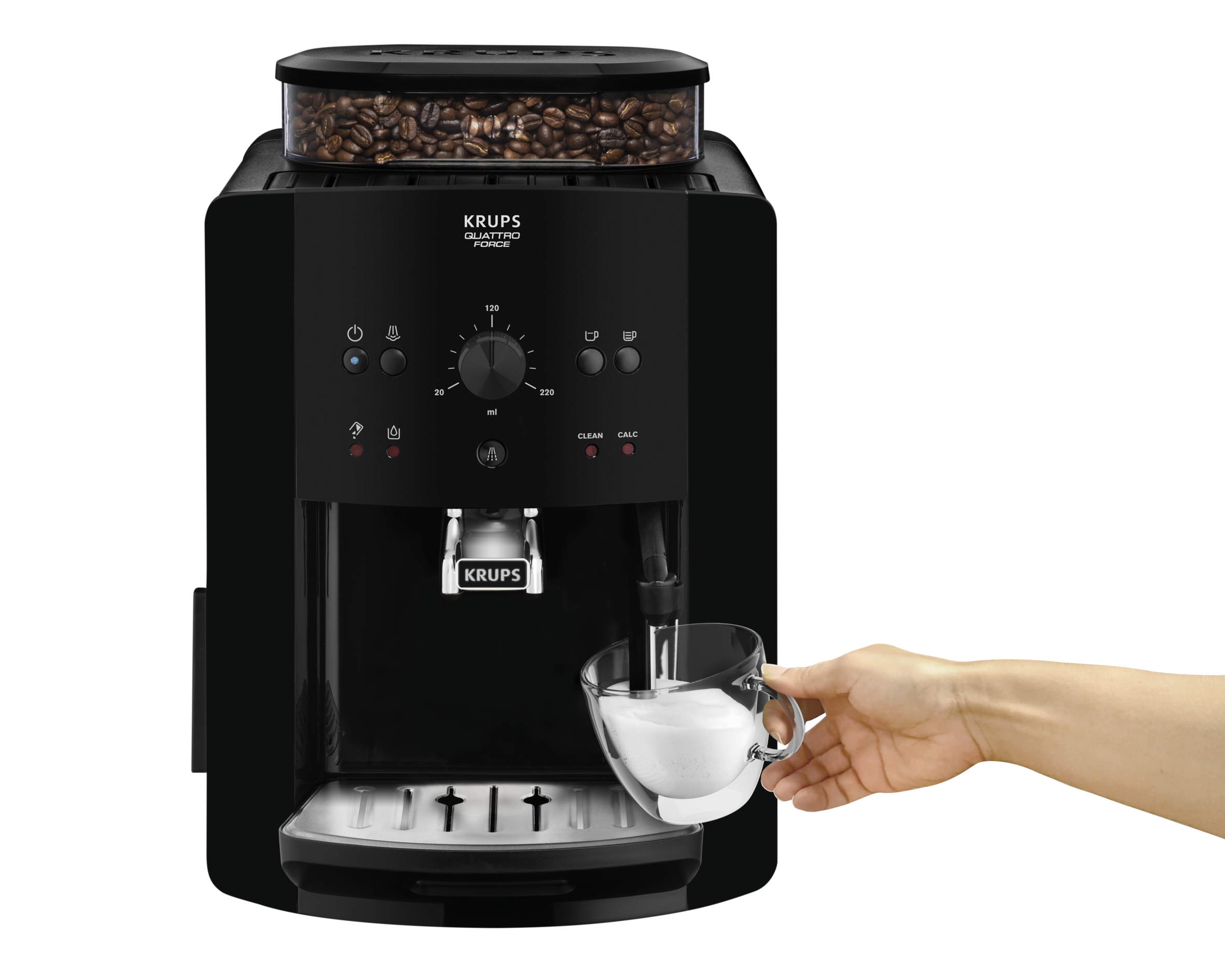 KRUPS Espresseria Roma Kavni aparat EA810870 Črn