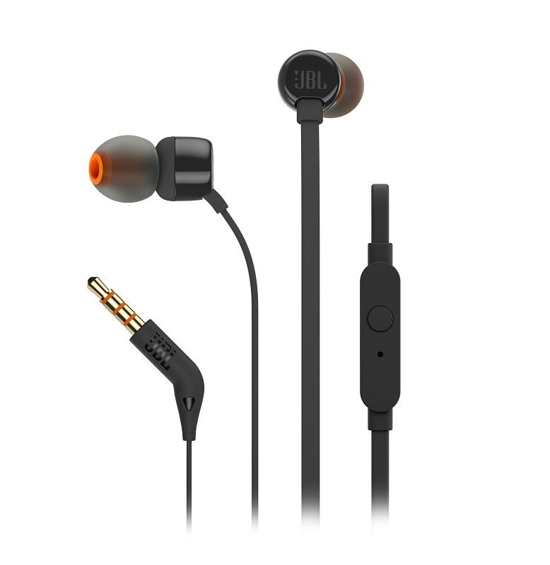 JBL T110 žične slušalke črne
