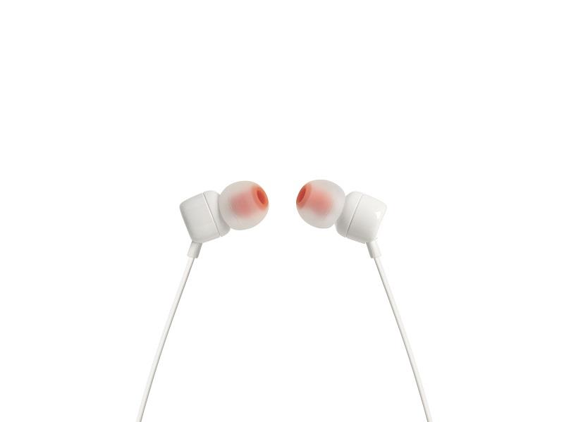 JBL T110 žične slušalke bele