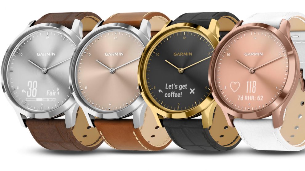 GARMIN Vívomove HR Sport Black L pametna športna ura