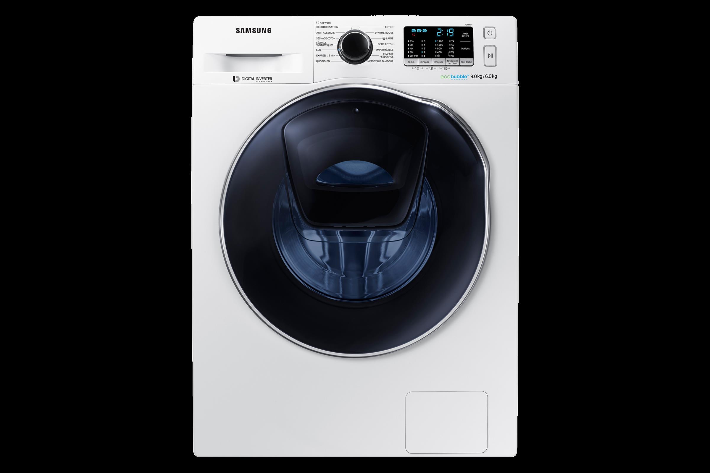 SAMSUNG WD90K5B10OW pralno-sušilni stroj