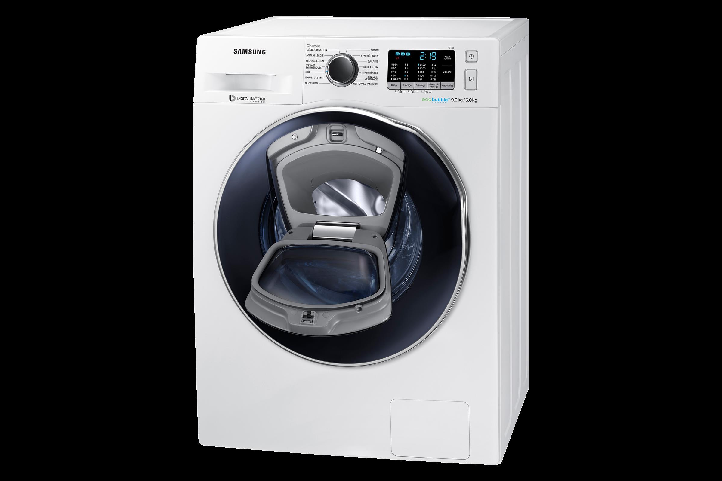 SAMSUNG WD90K5B10OW pralno-sušilni stroj