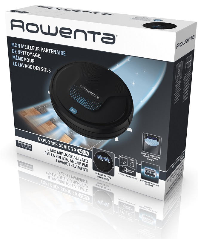 ROWENTA ARR6875WH Explorer S20 Aqua robotski sesalnik