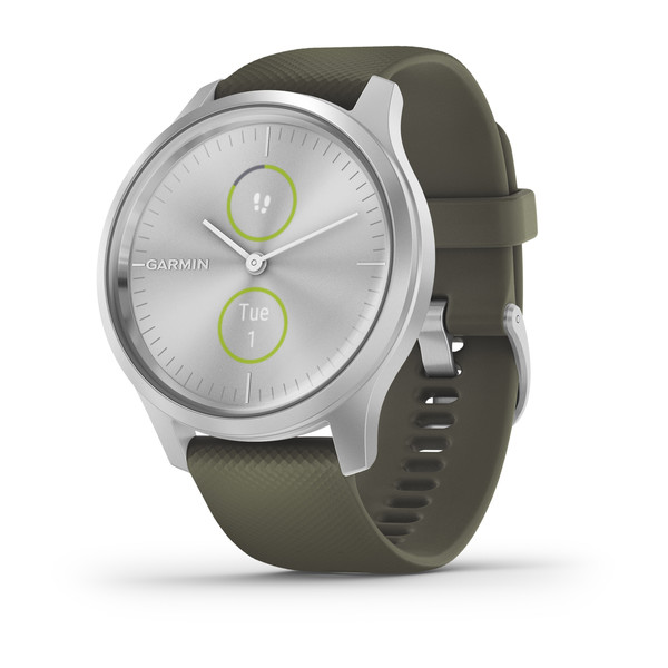 GARMIN Vívomove Style Silver/Green pametna ura