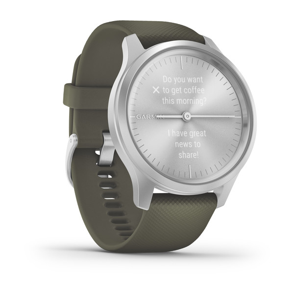 GARMIN Vívomove Style Silver/Green pametna ura