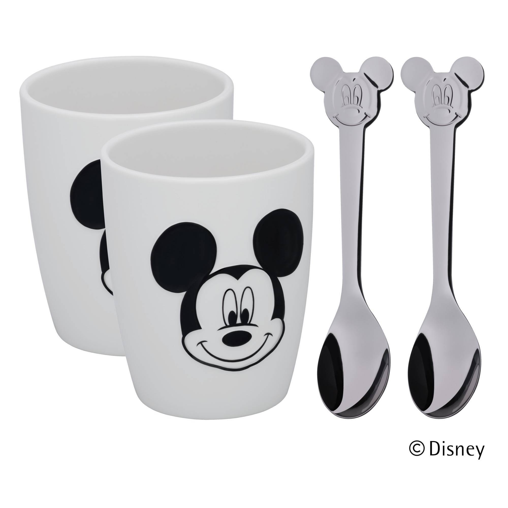Skodelici in žlici Mickey Mouse Mug set