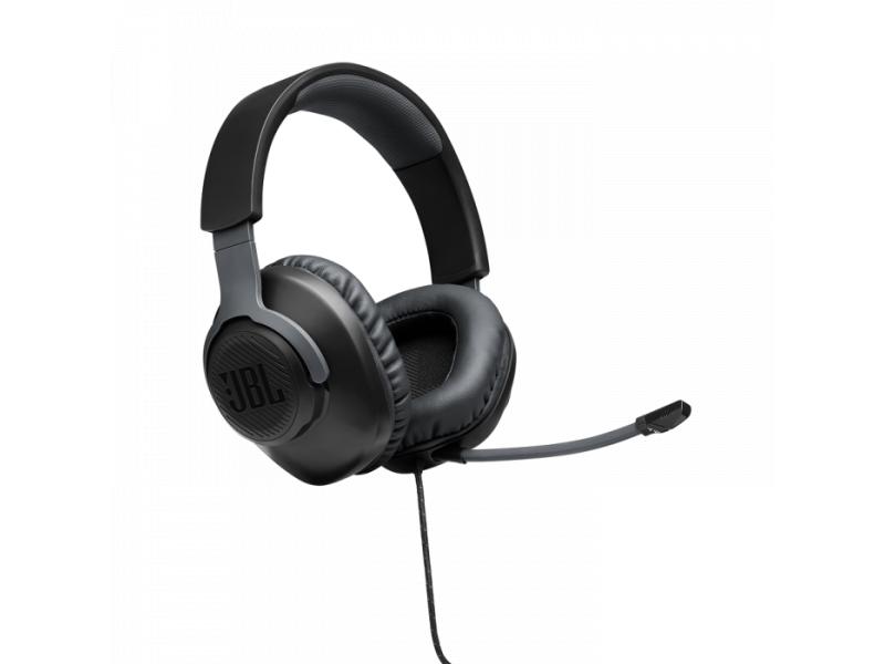JBL Quantum 100 črne žične gaming slušalke