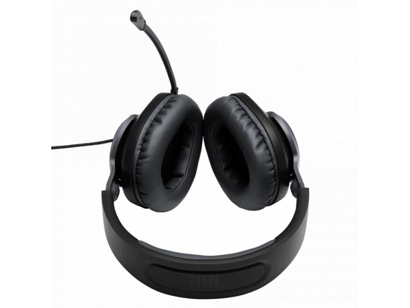 JBL Quantum 100 črne žične gaming slušalke