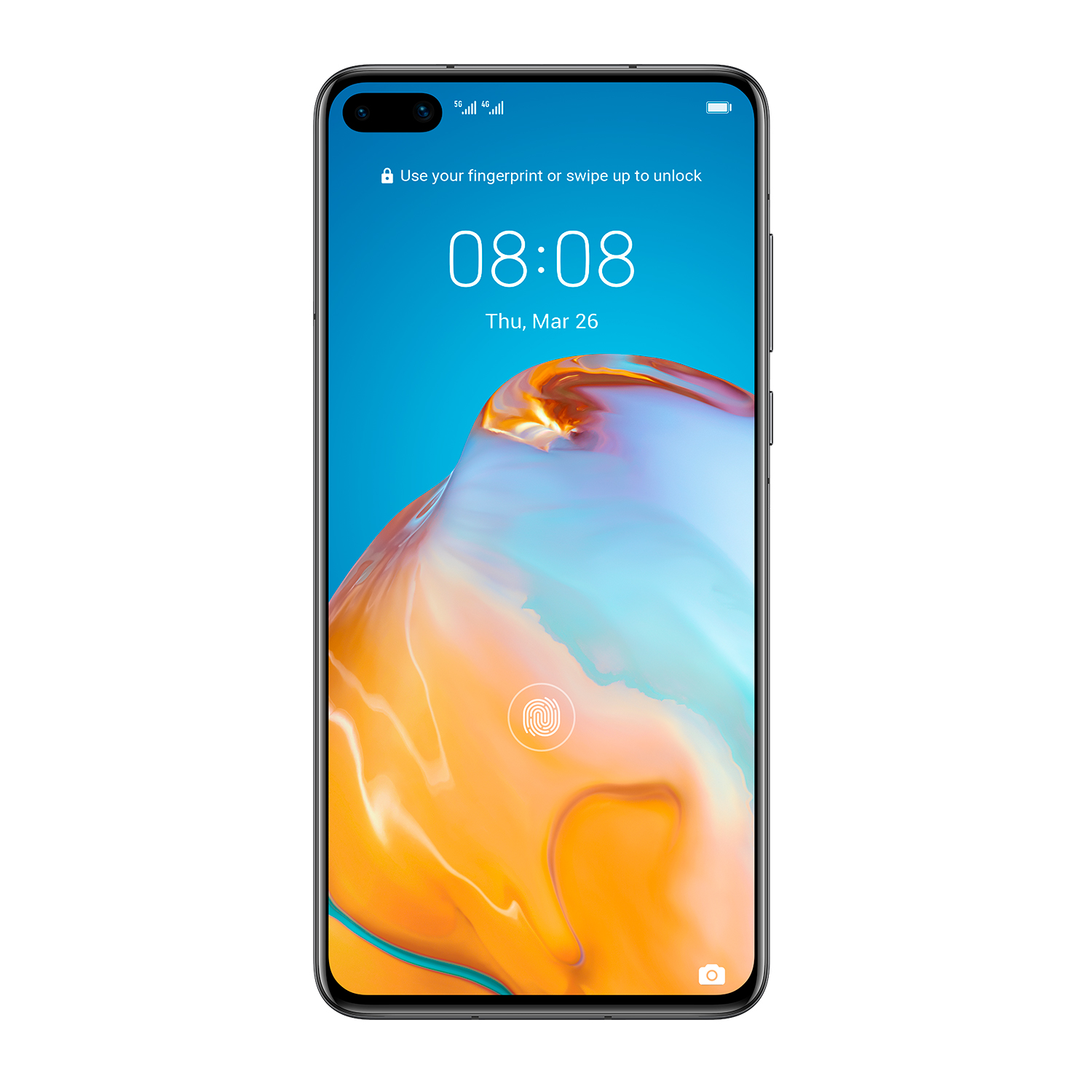 HUAWEI P40 črn 8GB/128GB pametni telefon