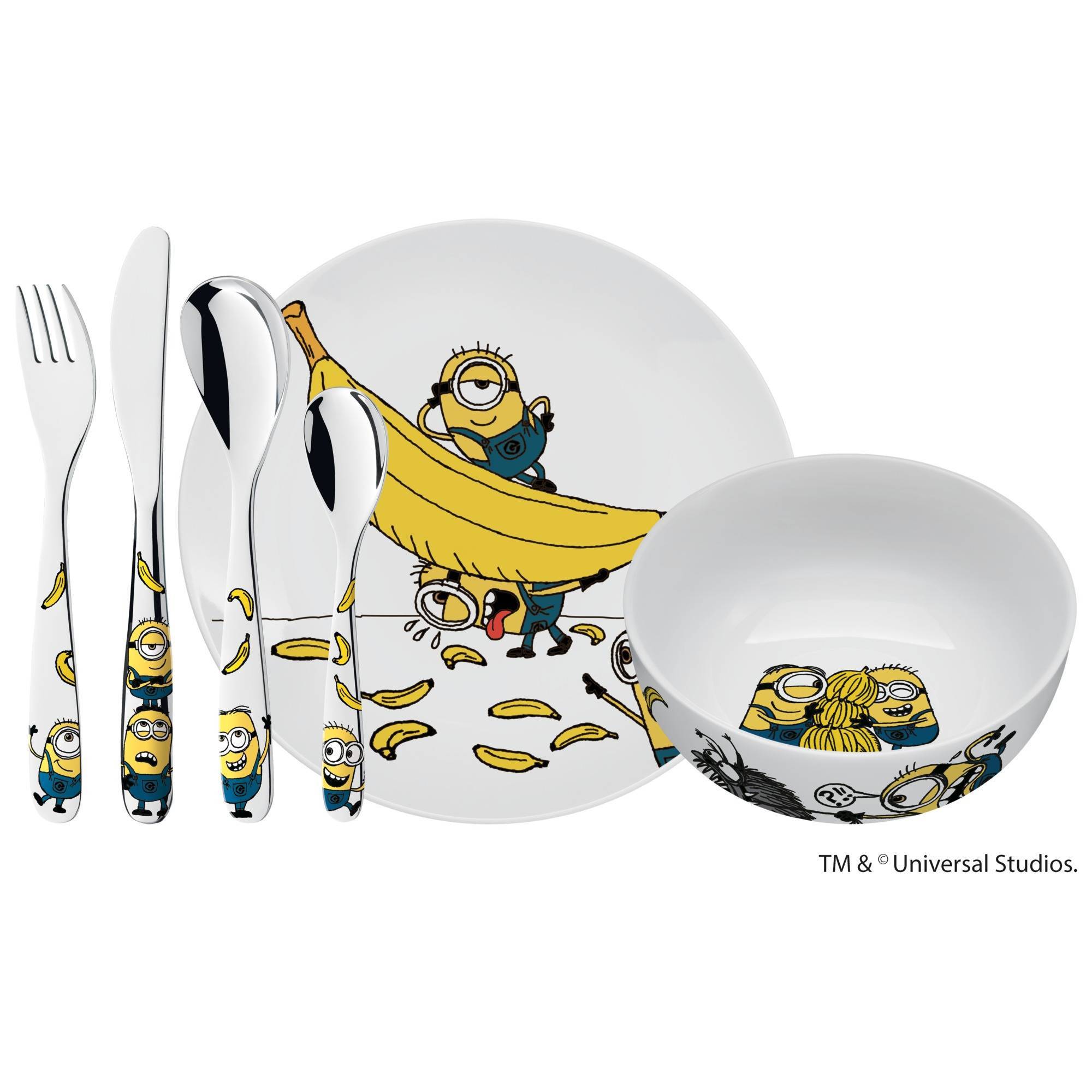 WMF 1286079964 MINIONS 6-delni otroški set posode