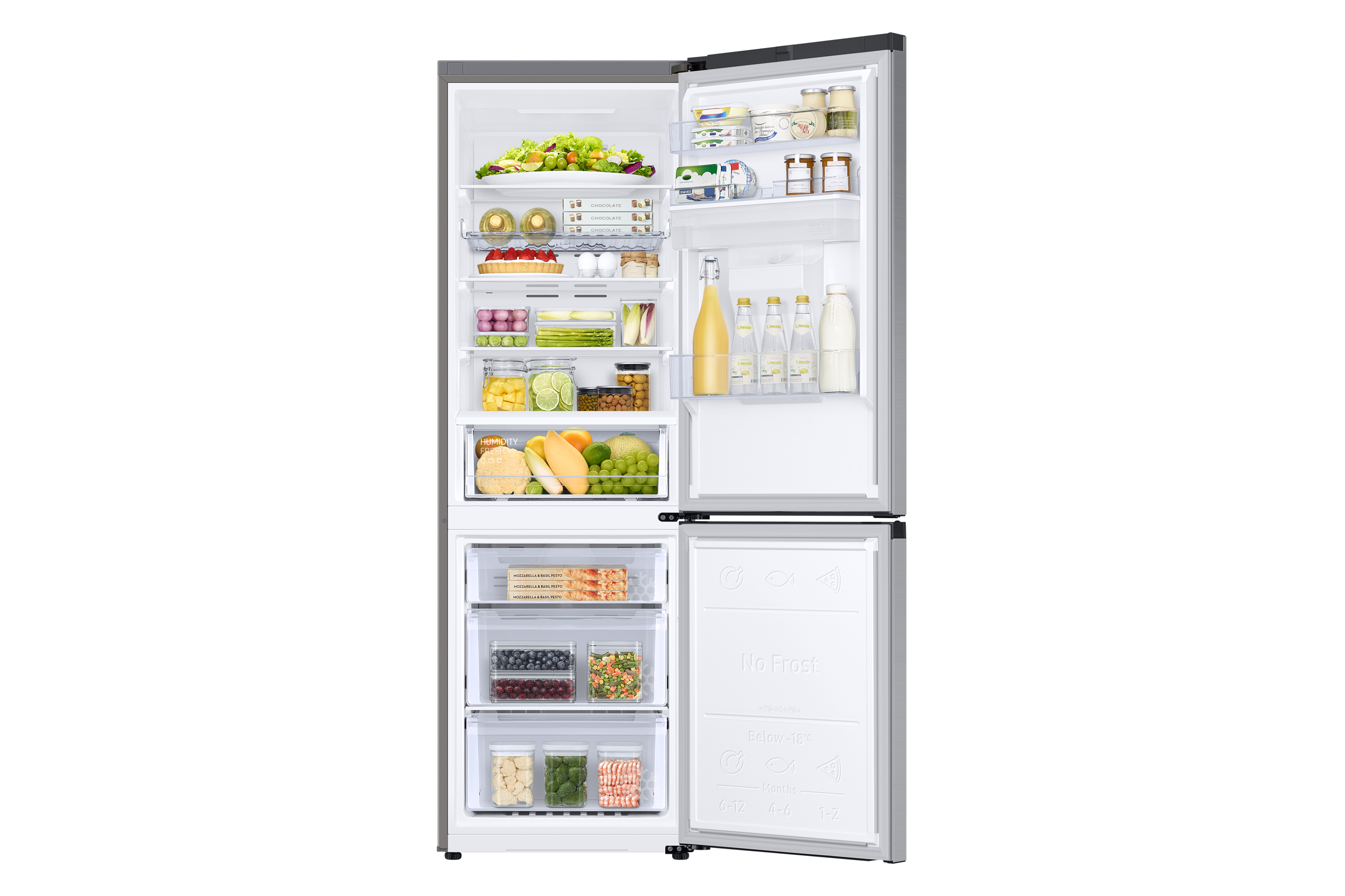 RB34T652ESA/EK Hladilnik z zamrzovalnikom spodaj