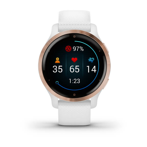 GARMIN Venu 2S-white/rose gold pametna ura