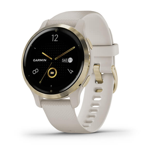 GARMIN Venu 2S - light sand, Light gold pametna ura