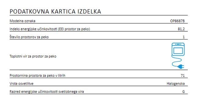 ASKO OP8687B Vgradna pečica