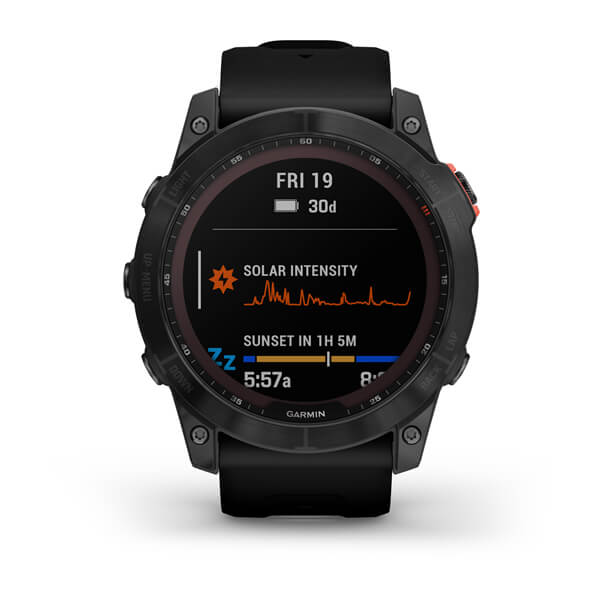 GARMIN Fenix 7X Solar-slate grey black band športna ura