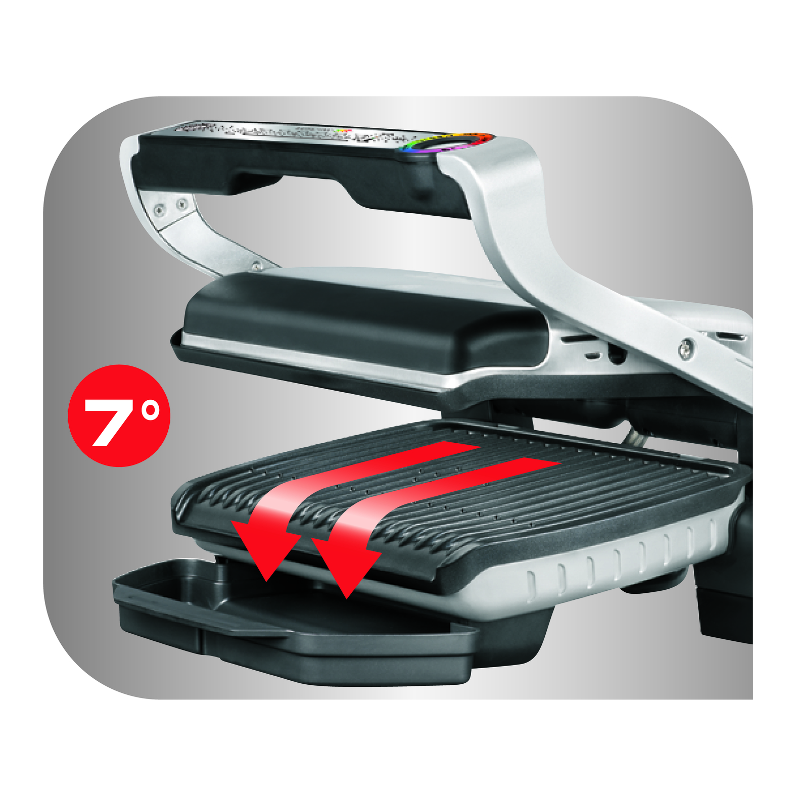 TEFAL GC716D12 namizni žar Optigrill + waffle