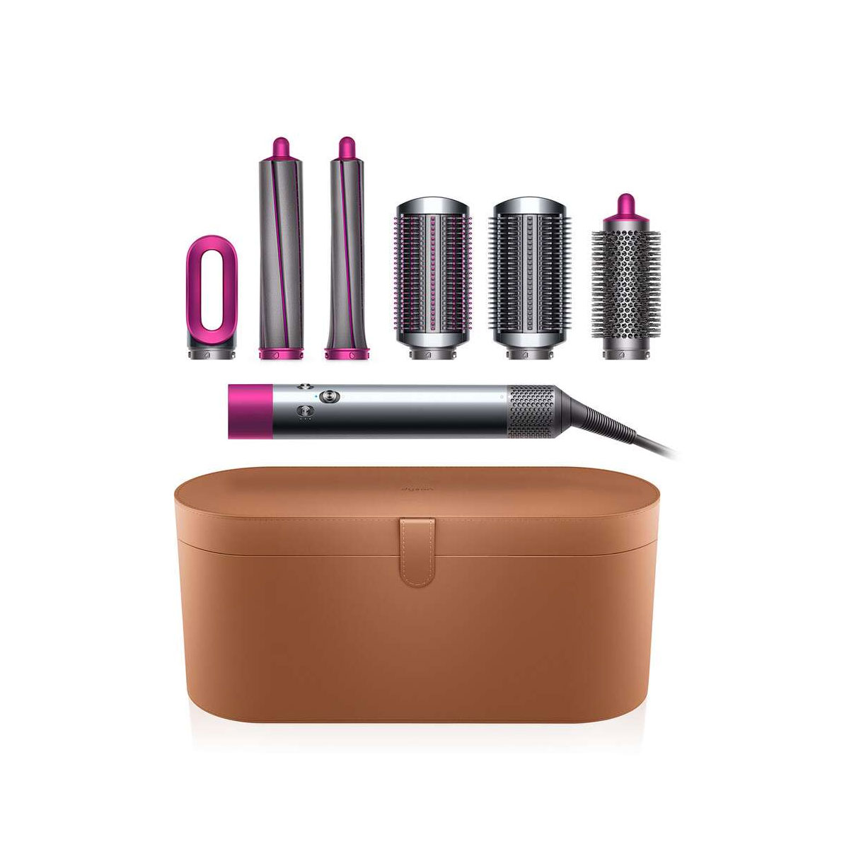 DYSON AIRWRAP COMPLETE IRON/FUCHSIA LONG OBLIKOVALNIK LAS
