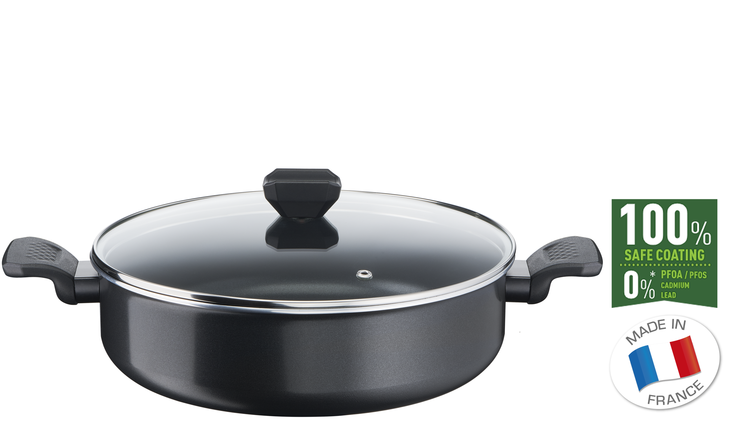 TEFAL visoki lonec s pokrovom Simply Clean 28 cm B5677253