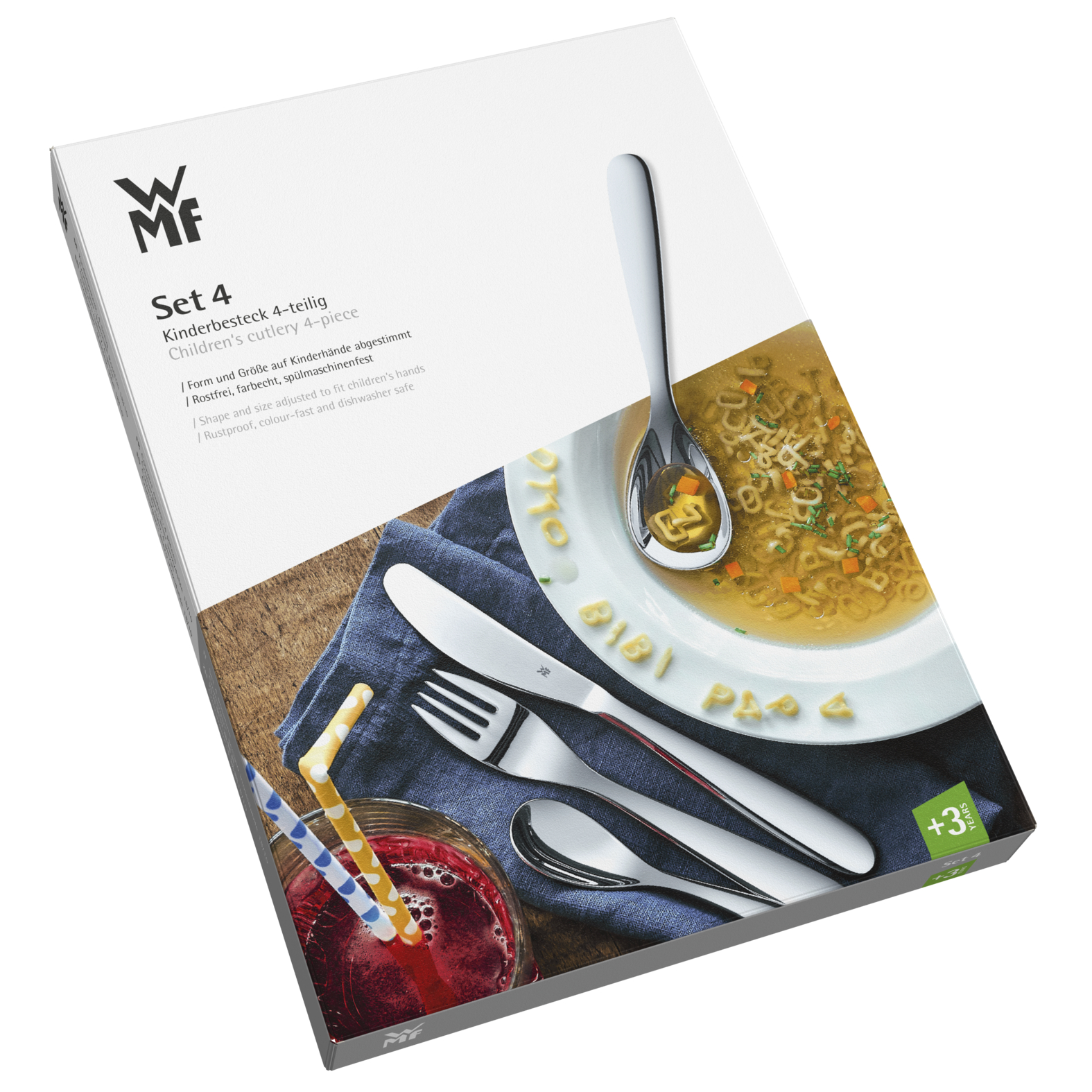 WMF 1291556040 ZWERGE 4-delni otroški set