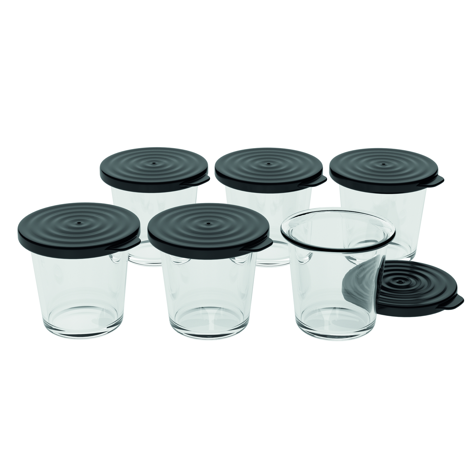 Set 6 steklenih kozarcev