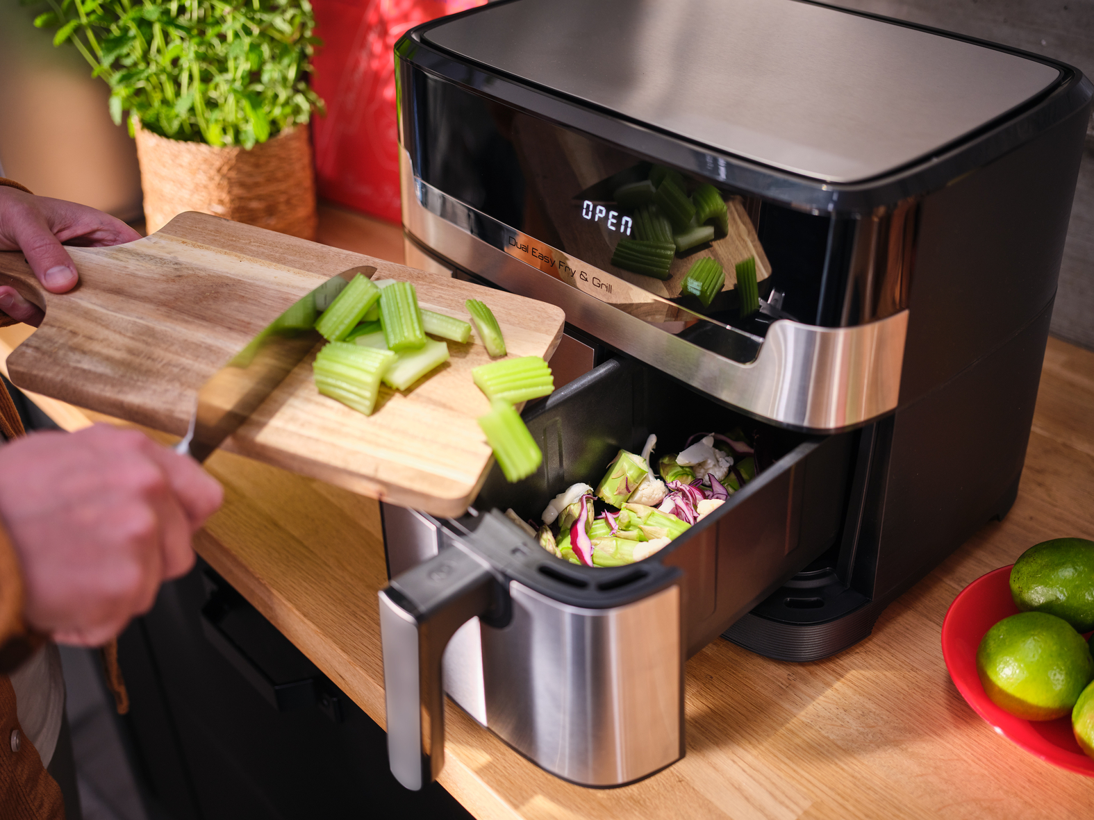 TEFAL EY905D10 Dual Easy Fry & Grill cvrtnik na vroč zrak, 8,3L - Big ...