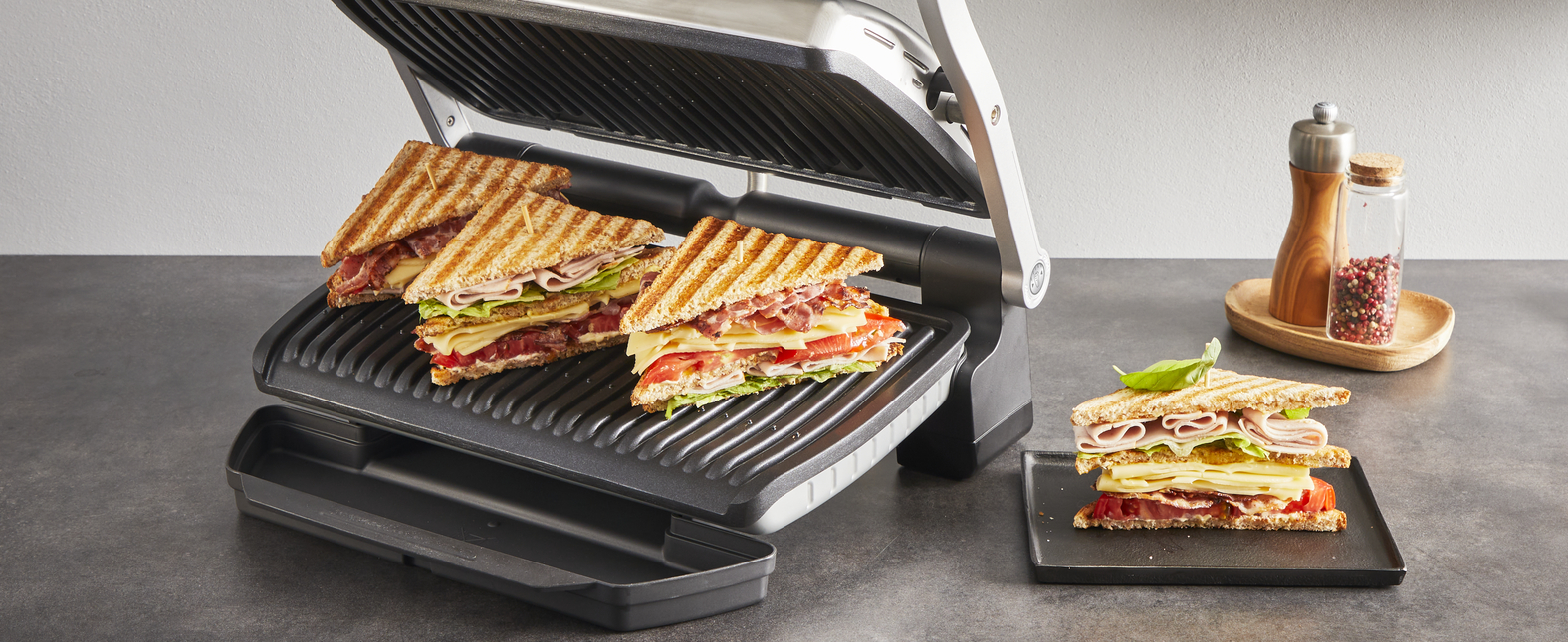 TEFAL GC728D10 OptiGrill+ XL žar