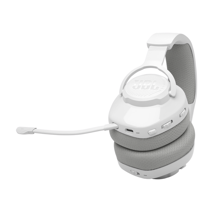 JBL Quantum 360 bele slušalke