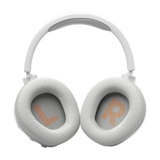 JBL Quantum 360 bele slušalke