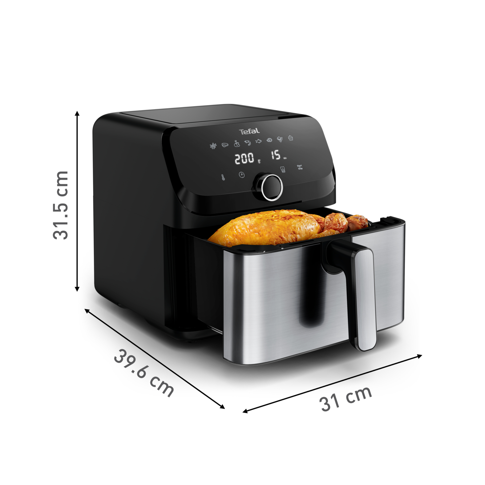 TEFAL Easy Fry Mega EY855D10 cvrtnik na vroči zrak