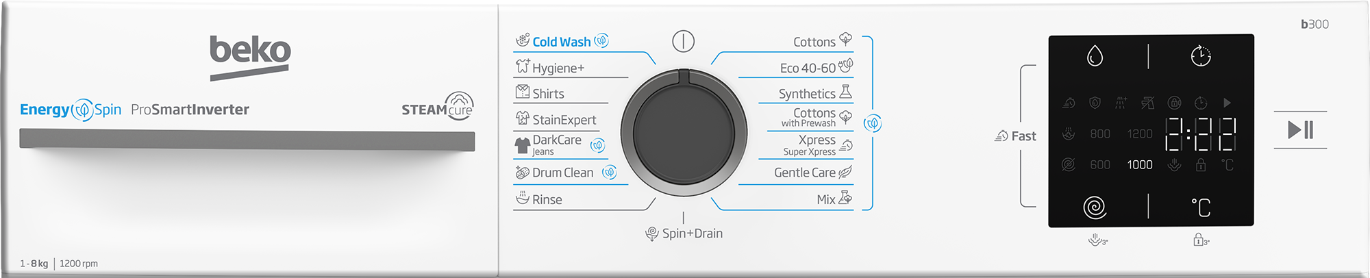BM3WFSU38213WA PRAL.STROJ BEKO