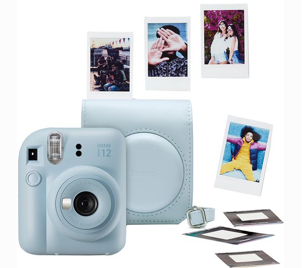 instax by FUJIFILM mini 12 Sky Blue bundle