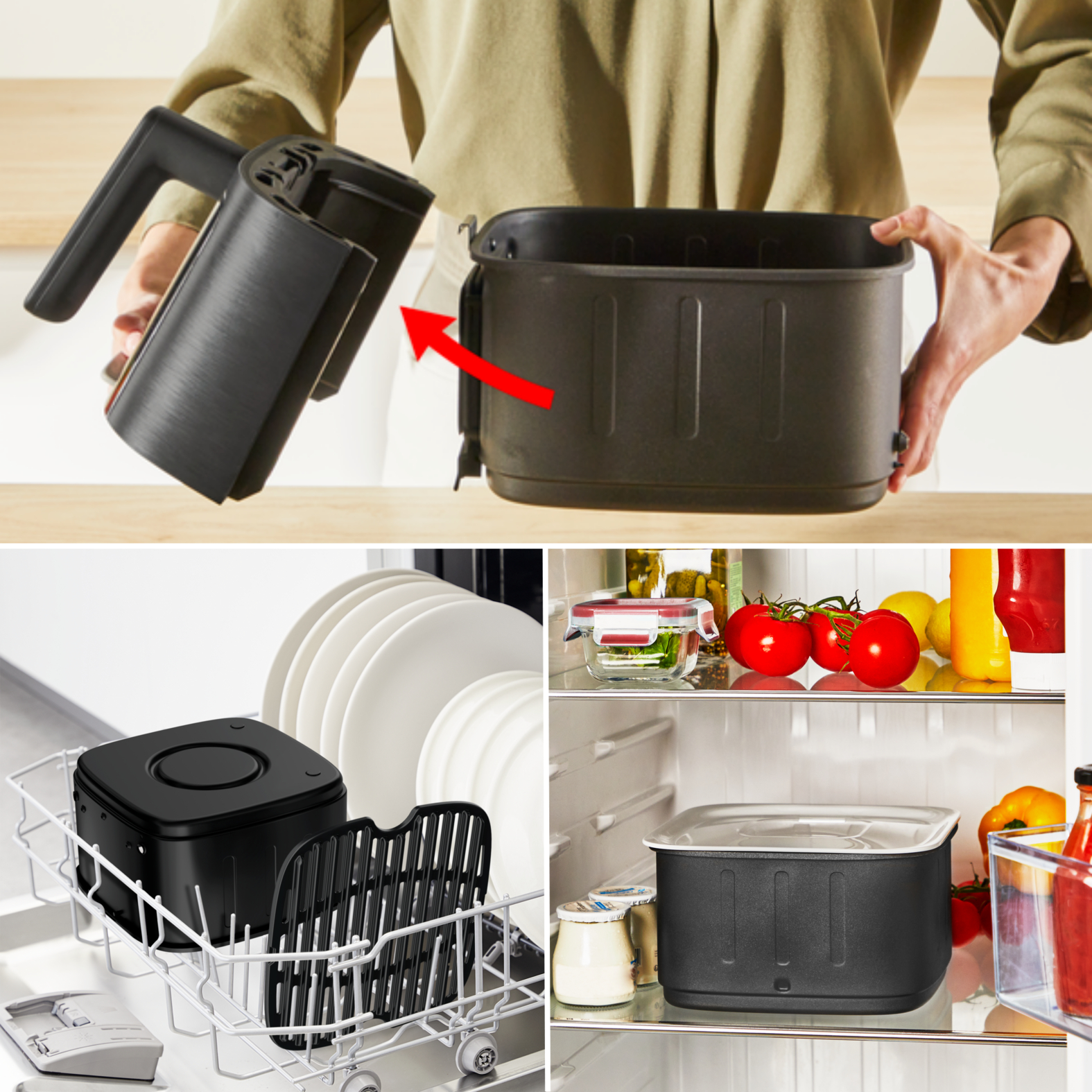 Cvrtnik Easy Fry EY5568E0 Tefal Easy Fry Silence XL