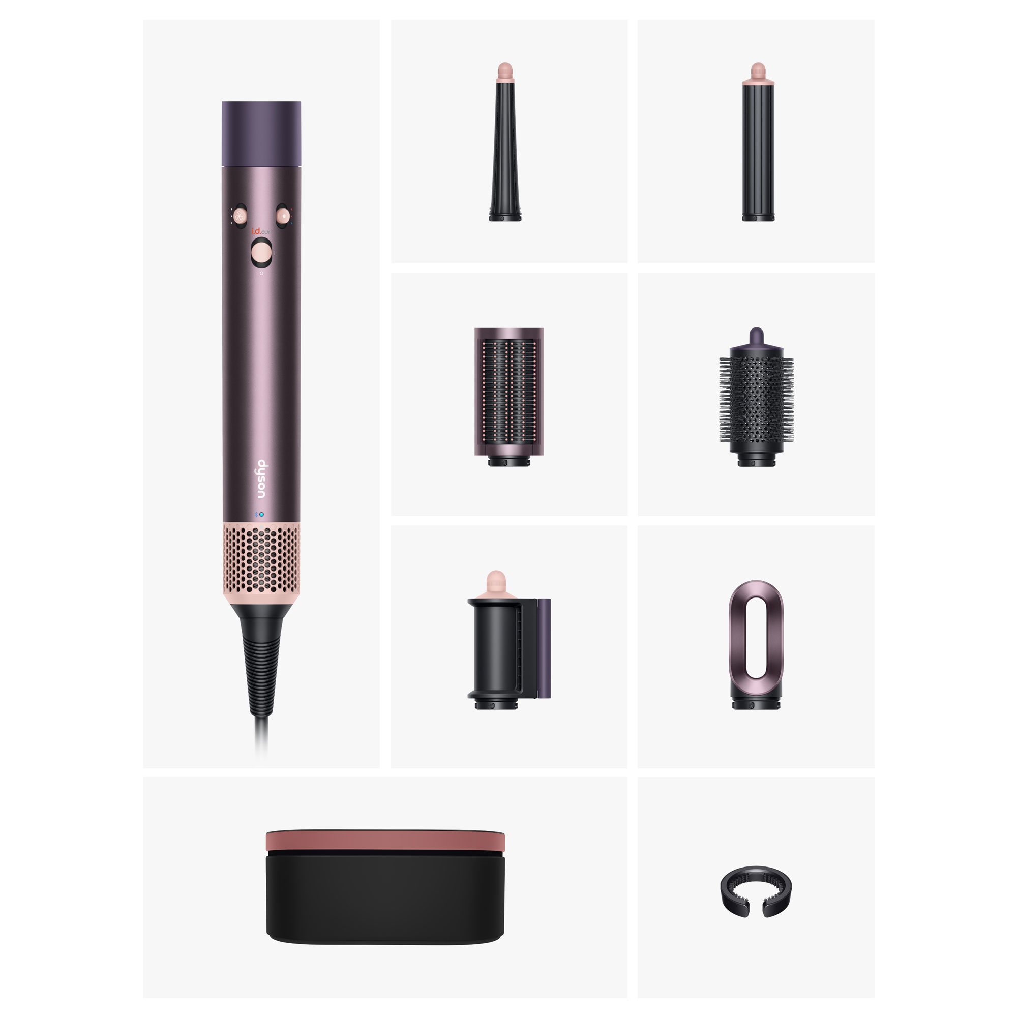 DYSON Airwrap i.d. Jasper Plum oblikovalnik las-Straight + Wavy