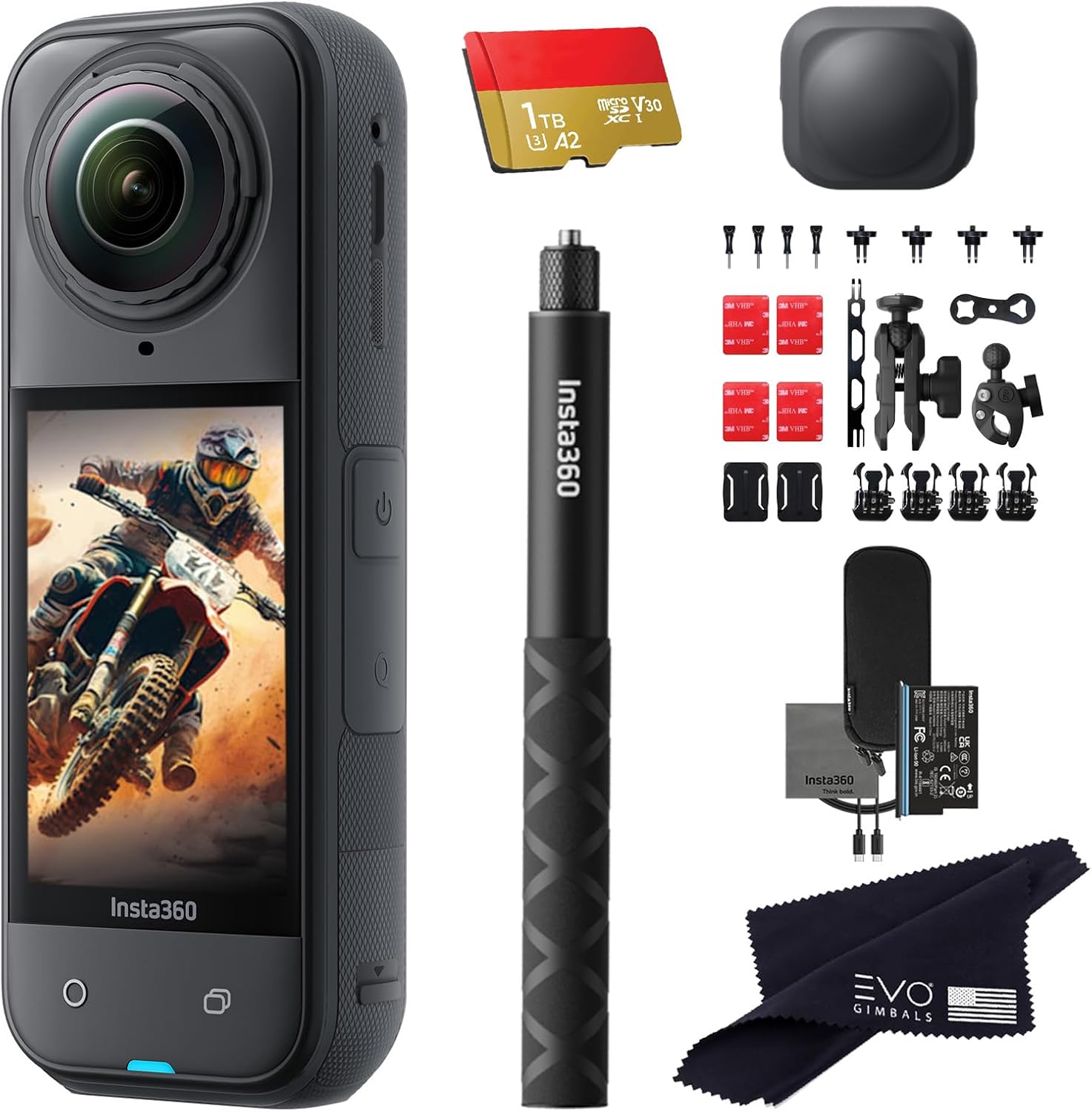 Insta360 X5 Motorcycle Bundle