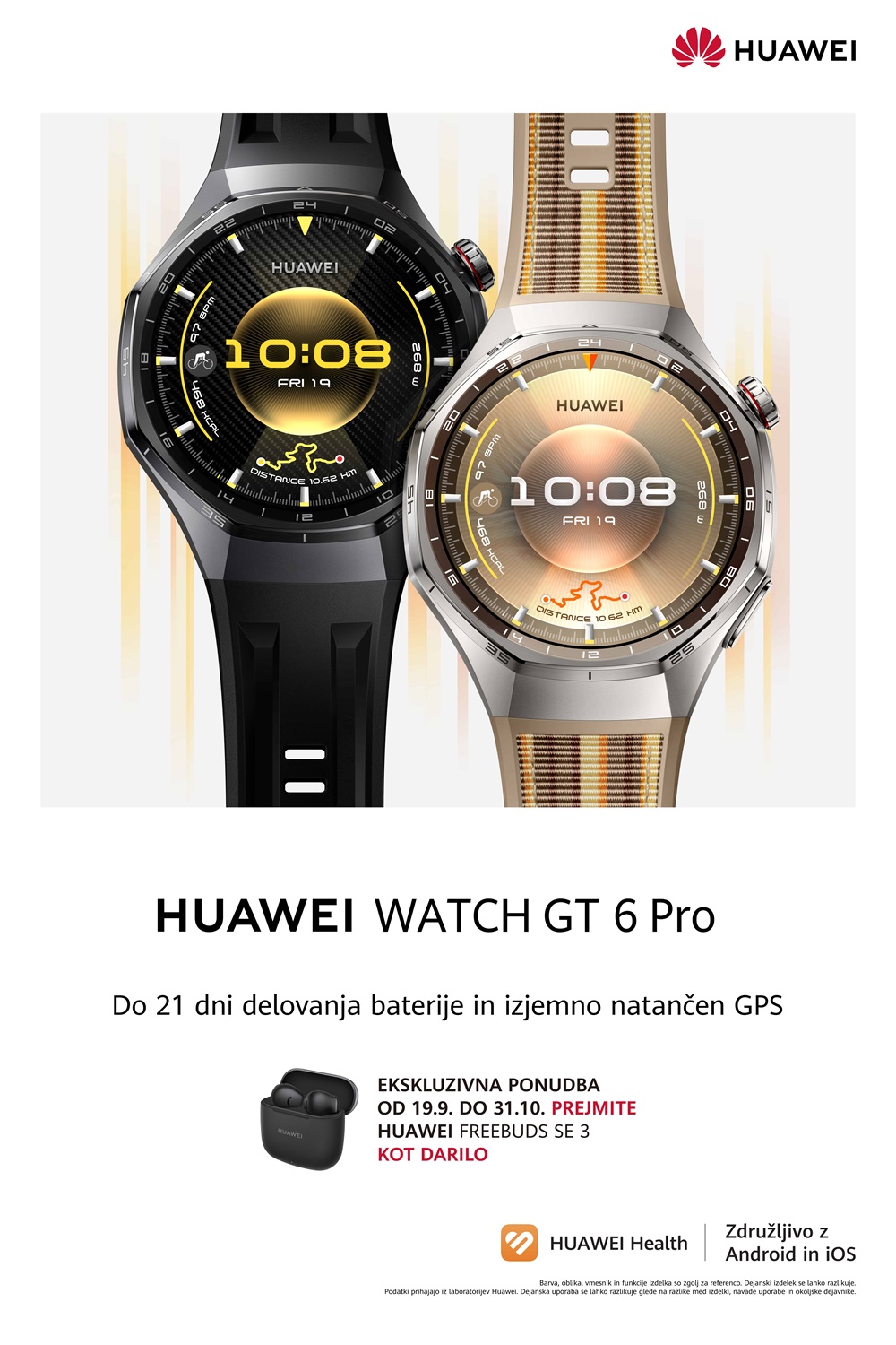 HUAWEI GT6 Pro Black 46mm