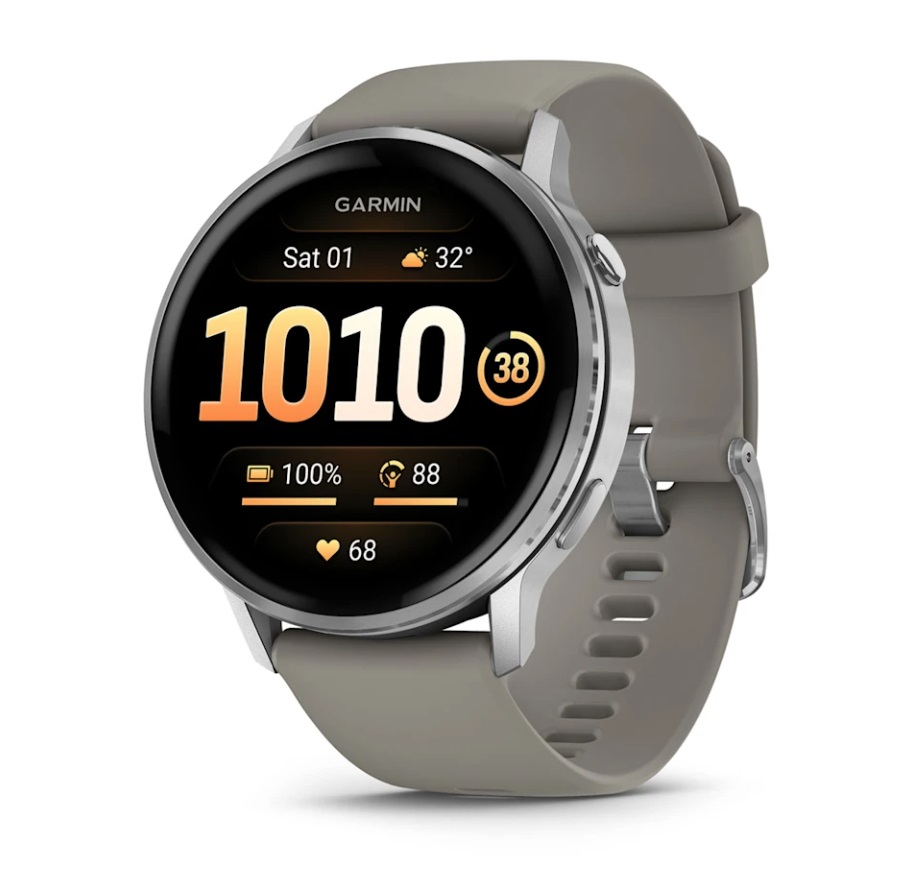 GARMIN Venu 4 45mm - black/silver grey