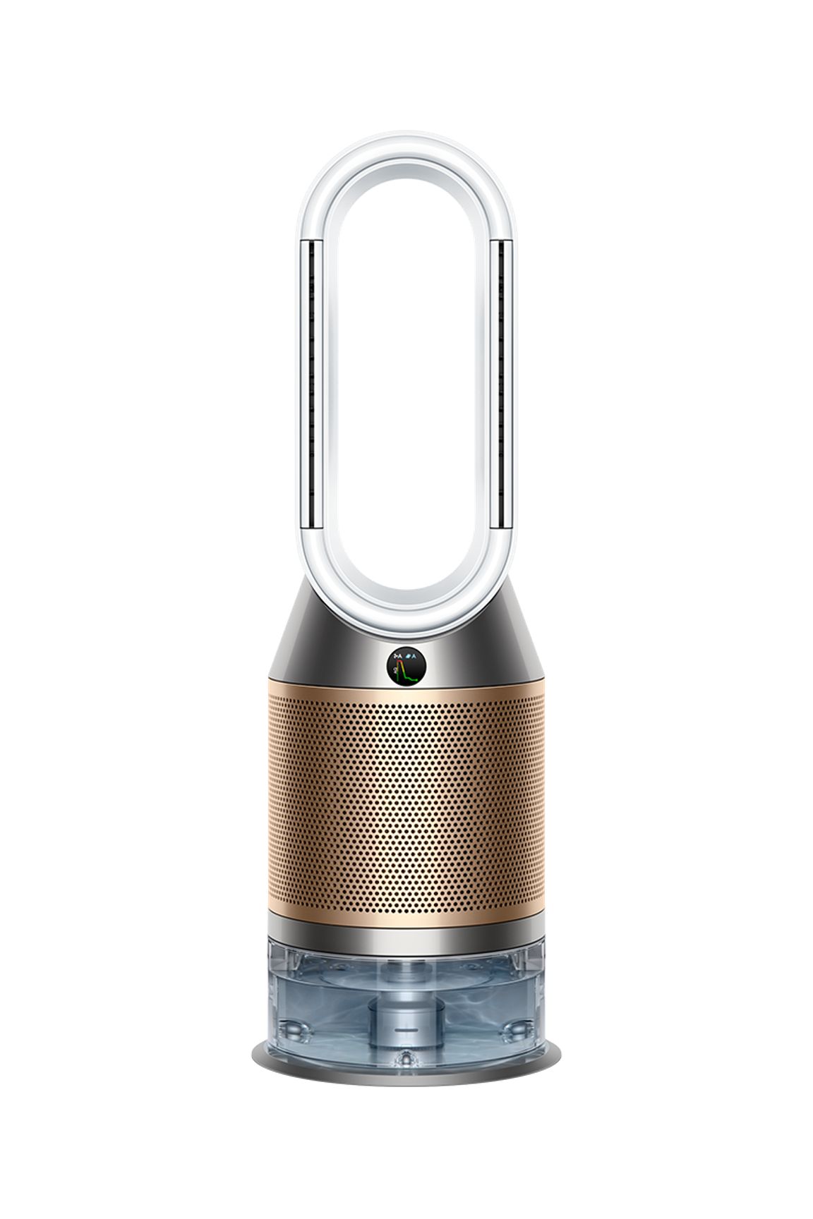 Dyson čistilec zraka, vlažilec in ventilator PH05 Purifier Humidify+Cool PH2 De-Nox, belo zlat